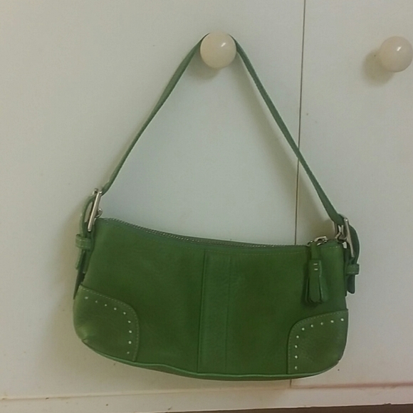 Mini Coach genuine leather bag